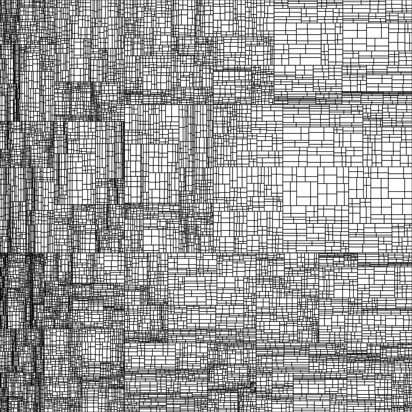 Genuary12 Another algorithm of Subdivision